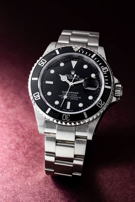 rolex submariner 1969 16610 red|Rolex Submariner reference 16610.